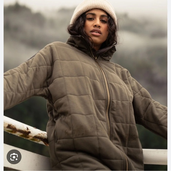 Jackson Rowe By The Way Quilted Jacket Olive Green L - Picture 4 of 13